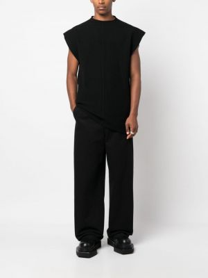 Pletená kšiltovka Rick Owens černá