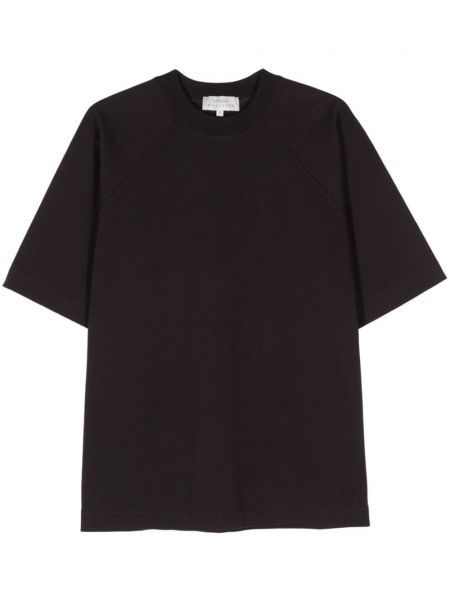 Βαμβακερή μπλούζα Studio Nicholson μαύρο