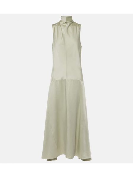 Drapert dress Jil Sander grønn