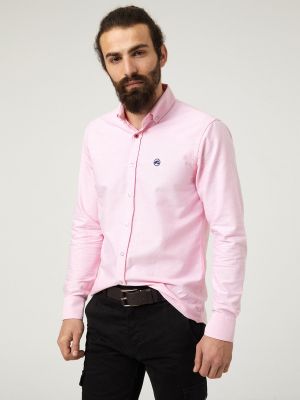 Camisa slim fit Altonadock rosa