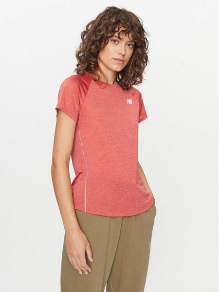 Тениска с къс ръкав за бягане New Balance червено
