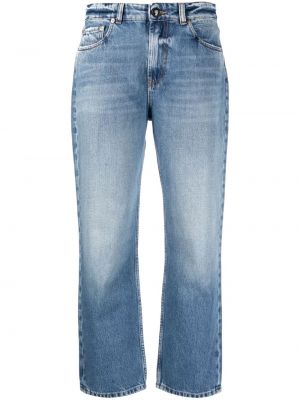 Jeans bootcut effet usé Semicouture bleu