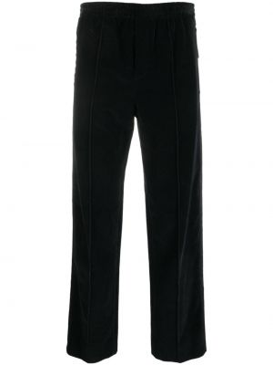 Aksamitne proste spodnie Sapio czarne