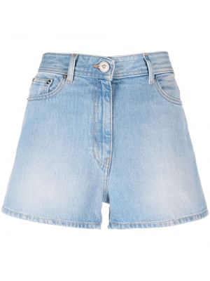 Shorts en jean taille haute Versace