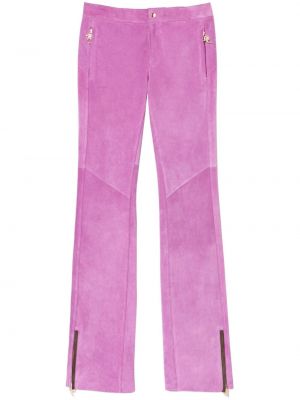 Pantalons moulants large Pucci rose