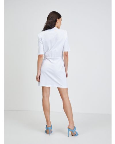 Džínové šaty Versace Jeans Couture bílé