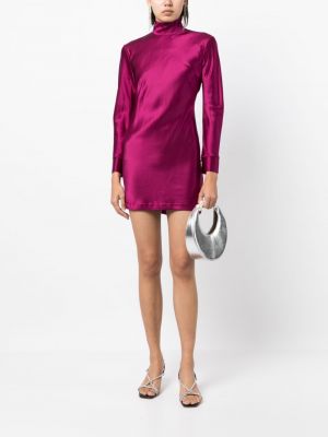 Mini šaty Michelle Mason fialové