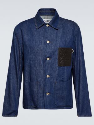 Джинсовая куртка Loewe синяя