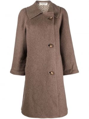 Vlněný kabát A.n.g.e.l.o. Vintage Cult hnědý