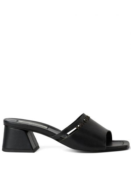 Kožené sandále Karl Lagerfeld čierna