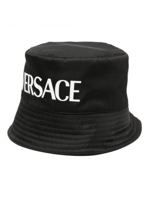 Σκούφος με σχέδιο Versace μαύρο