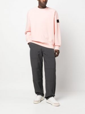 Pullover aus baumwoll Stone Island Shadow Project pink