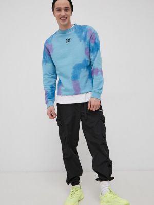 Bombažni pulover Caterpillar vijolična