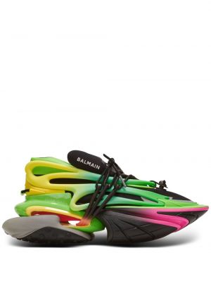 Sneakersy Balmain zielone