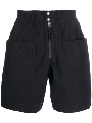 Pantaloni scurți din bumbac Marant negru