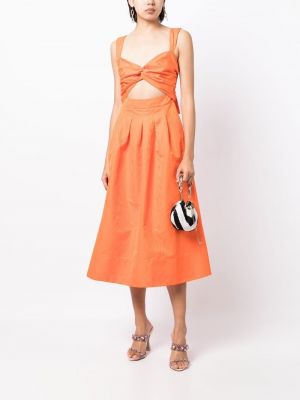 Kleid ausgestellt Rebecca Vallance orange