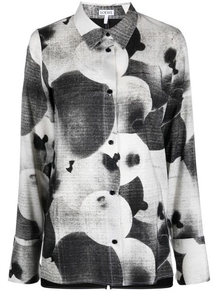 Košeľa s potlačou s abstraktným vzorom Loewe
