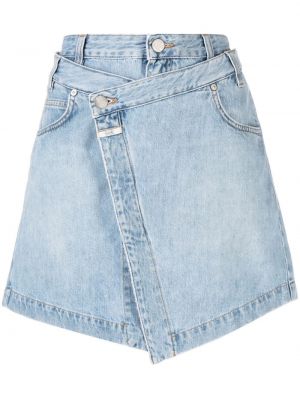 Klasické bavlněné džínová sukně s knoflíky Closed