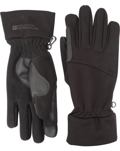 Rękawiczki softshell Mountain Warehouse czarne