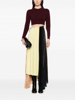 Plisované asymetrické sukně Victoria Beckham