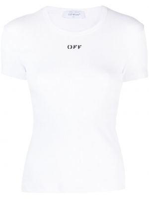 Bombažna majica s potiskom Off-white
