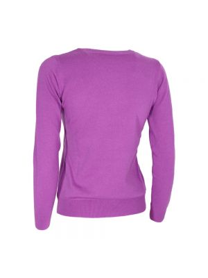 Jersey de lana de cachemir de tela jersey Cashmere Company violeta