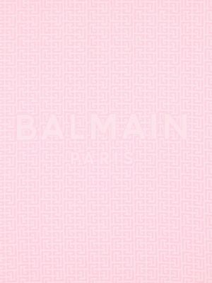 Jacquard bademantel Balmain pink