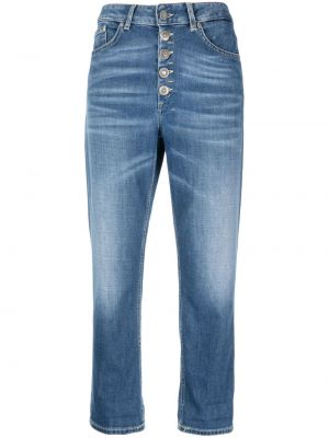 Hög midja jeans Dondup blå