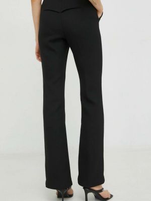 Kalhoty s vysokým pasem Remain černé