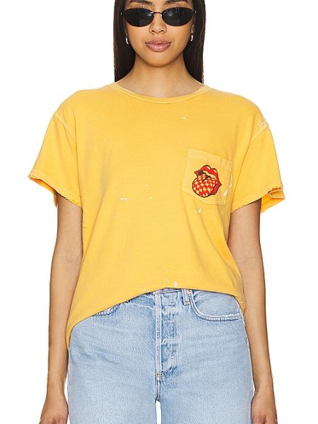 T-shirt Madeworn jaune