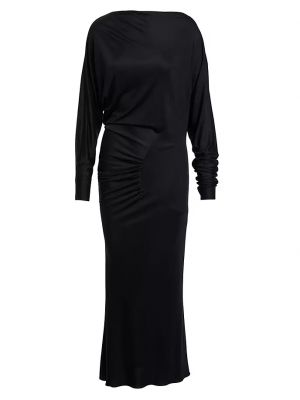 Платье с длинным рукавом Khaite черное