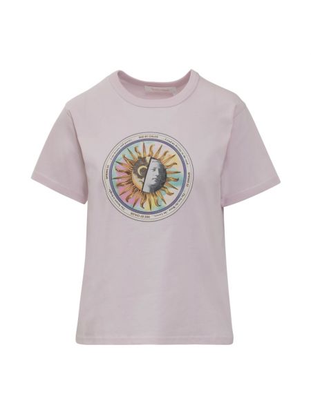 T-shirt See By Chloe, różowy
