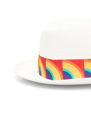 Punutud müts Borsalino valge