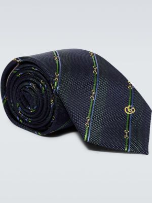 Cravată de mătase de mătase Gucci