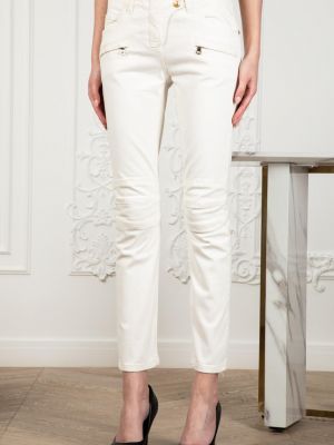 Белые джинсы Balmain
