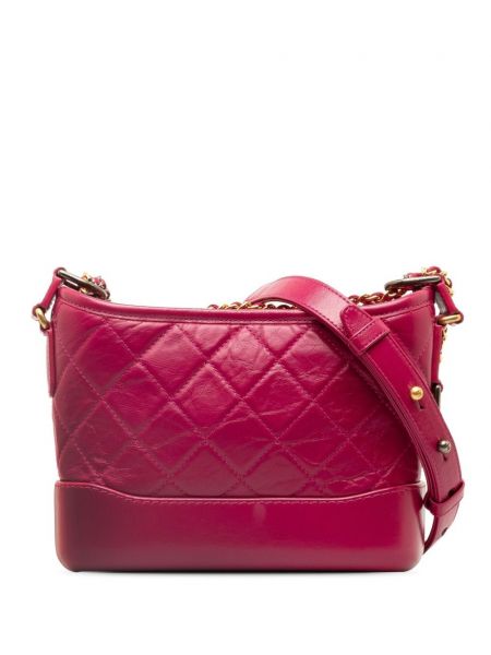 Taška přes rameno Chanel Pre-owned růžová