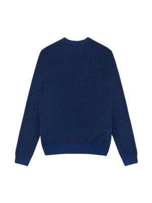 Jersey de lana de tela jersey Colmar azul