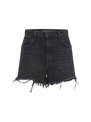 Shorts en jean en coton Alexander Wang gris