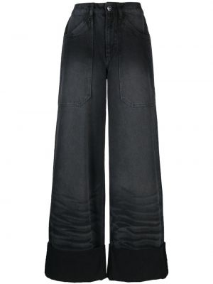 Relaxed памучни дънки Cannari Concept сиво