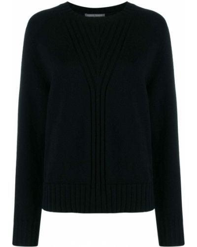 Pletený sveter Alberta Ferretti čierna