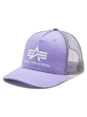 Καπέλο Alpha Industries μωβ
