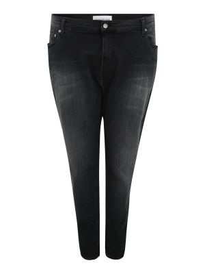 Blugi skinny Calvin Klein Jeans Plus negru