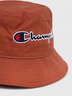 Хлопковая шляпа Champion коричневая