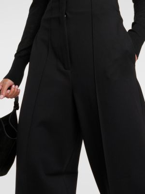 Spodnie z wysoką talią Dorothee Schumacher czarne