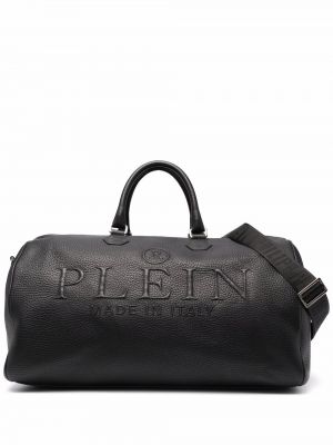 Кожени чанта Philipp Plein черно