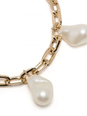Bracelet avec perles Rejina Pyo doré