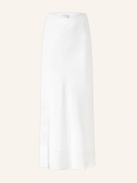 Saténové pouzdrová sukně Neo Noir bílé