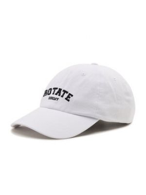 Biała czapka z daszkiem Rotate