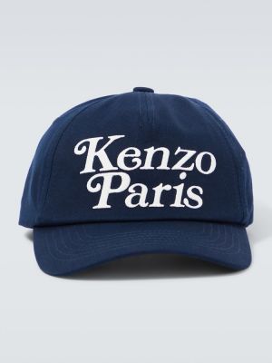 Kepurė su snapeliu Kenzo mėlyna