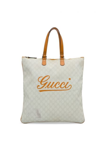 Shopper kabelka Gucci Pre-owned bílá